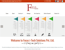 Tablet Screenshot of focus-itech.com